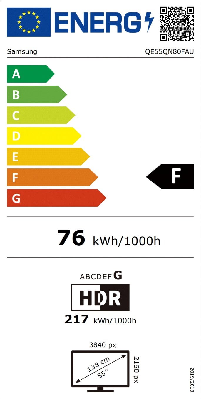 55" SAMSUNG QE55QN80F (2025)