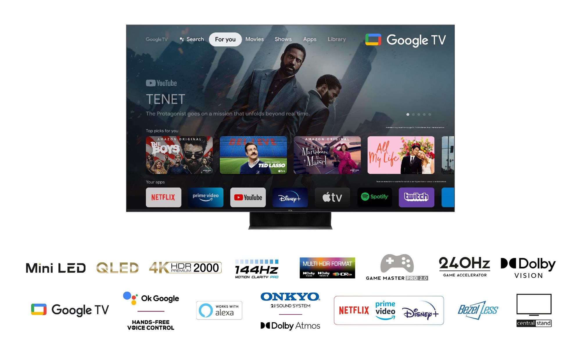 55" TCL 55C845