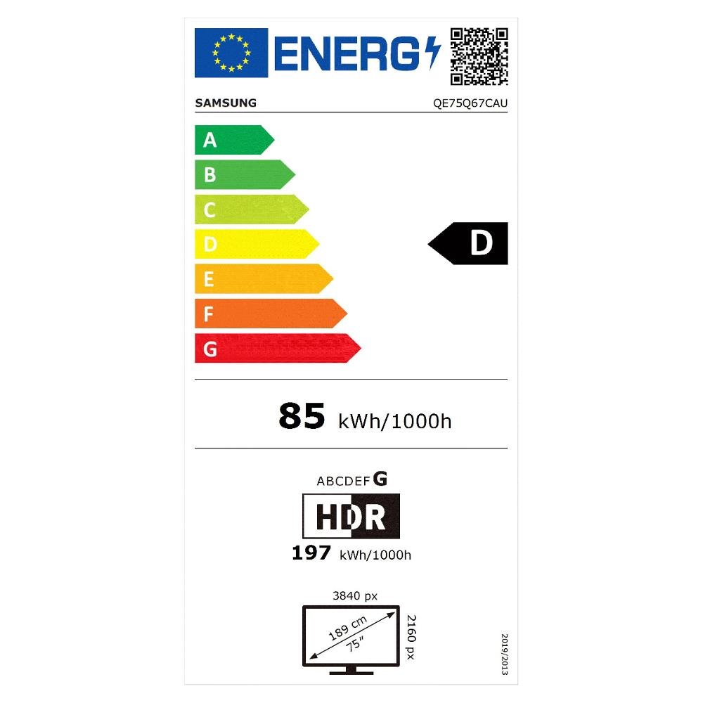 65" Samsung QE65Q67C