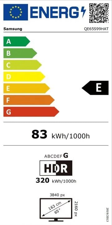 65" SAMSUNG QE65S99H (2026)