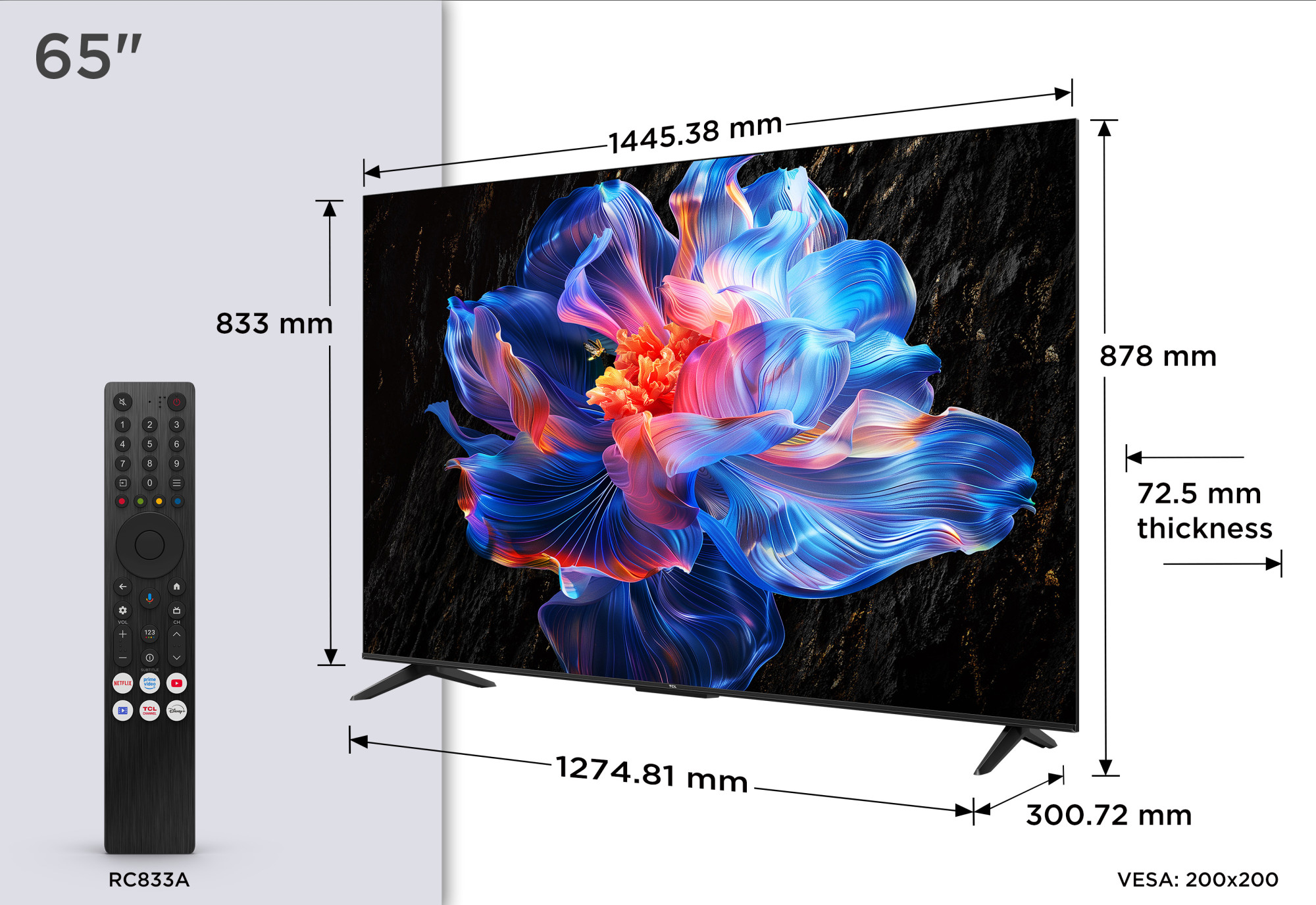 65" TCL 65V6C