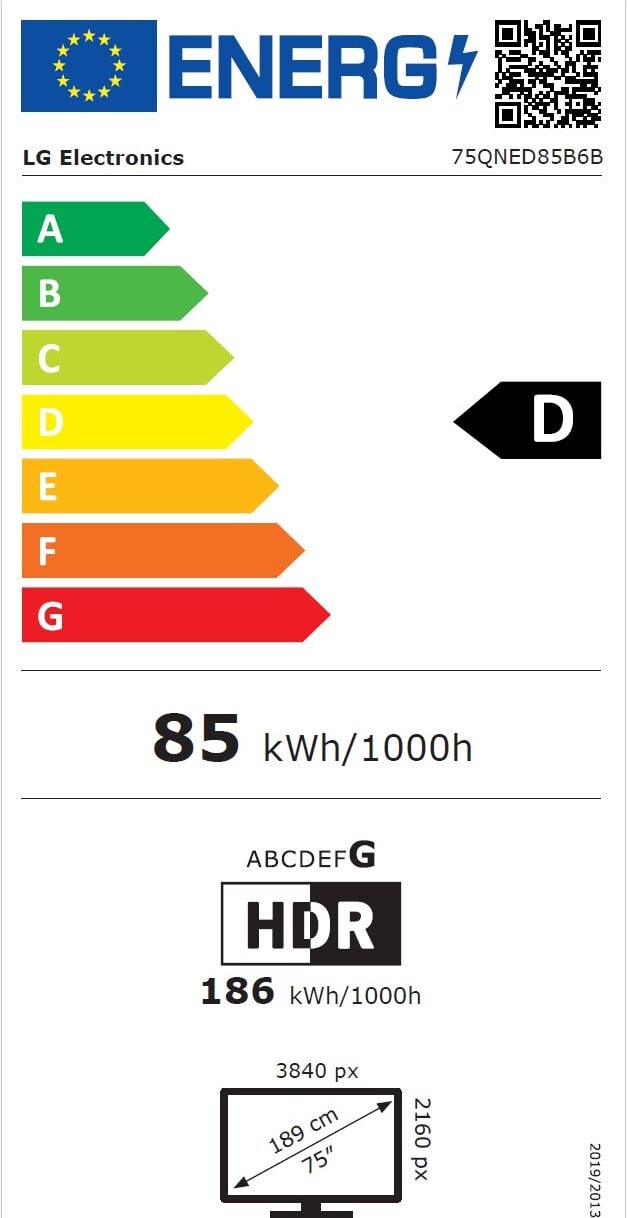 75" LG 75QNED85B6B (2026)