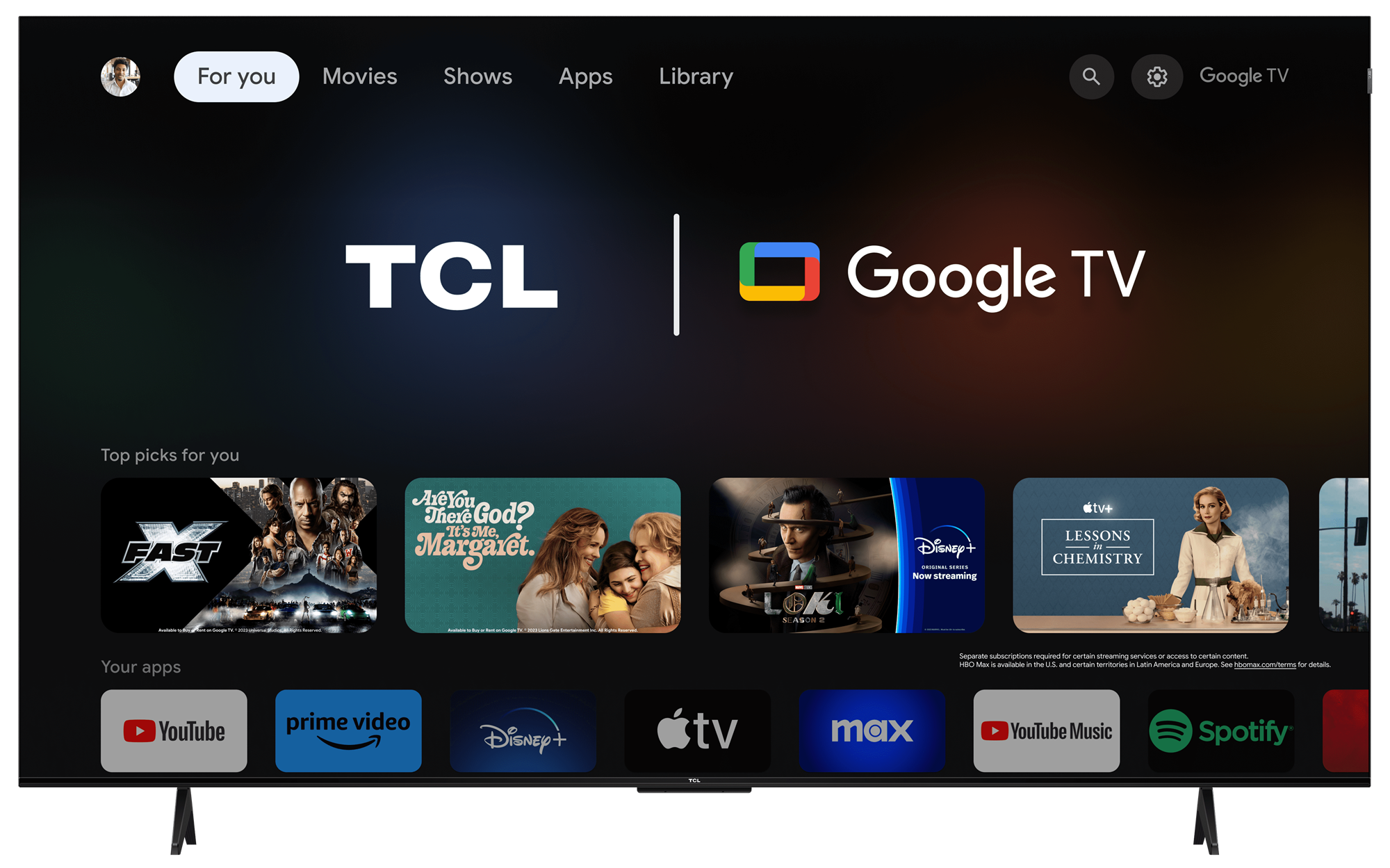 75" TCL 75T7B