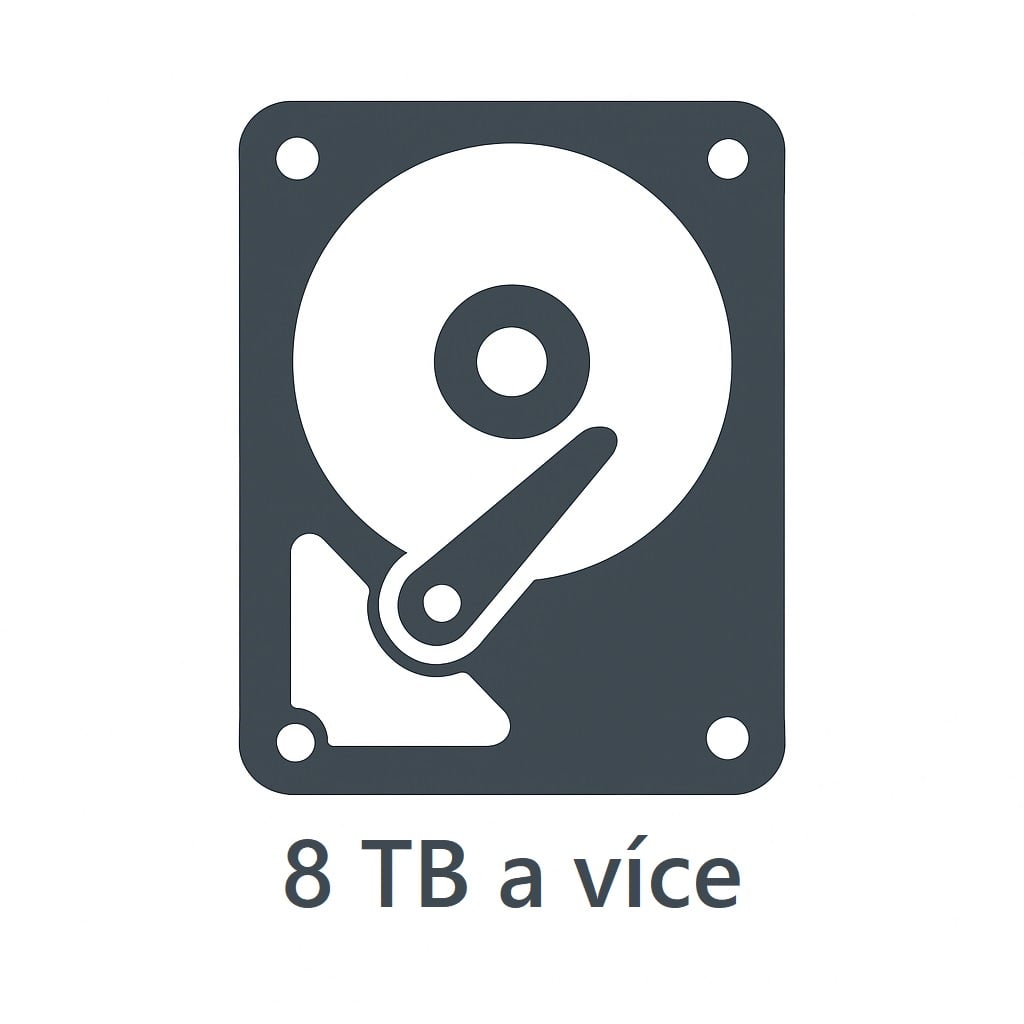 HDD 8 TB alebo viac