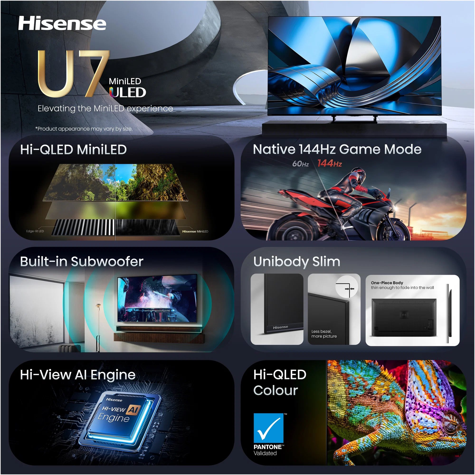 85" HISENSE 85U7SE (2026)