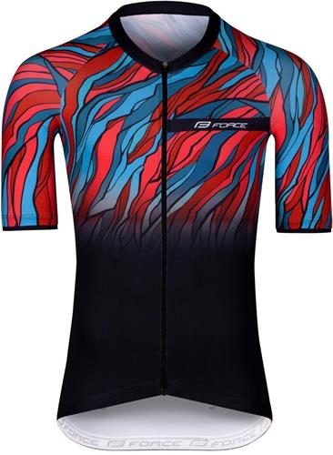 Force dres LIFE černo-petrolej-červený vel.XXL