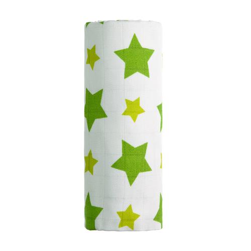 T-TOMI BIO Bambusová osuška Green stars 