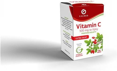 GALMED Vitamin C 500 mg se šípky, 100 tbl

