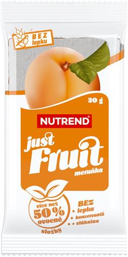 Nutrend Ovocná tyčinka Just Fruit 30 g, meruňka, 5ks
