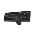 A4tech FG1012, bezdrátový kancelářský set klávesnice s myší, černá