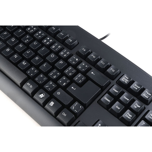 A4tech KB-720, čierna, CZ/SK