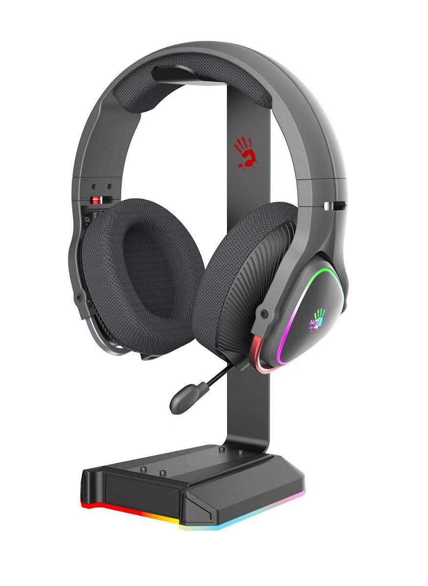 A4Tech RGB stojánek na sluchátka Bloody GS2L, černý