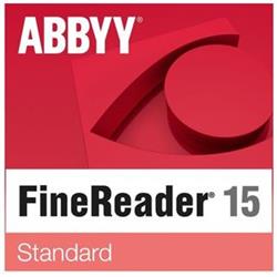 ABBYY FineReader 15 Standard, Single User License (ESD), Perpetual