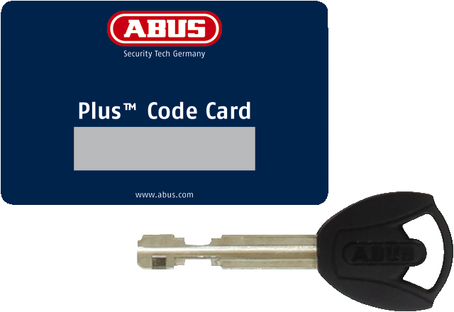 Abus 640/135HB230+TexKF black GRANIT Plus - podkovový zámok