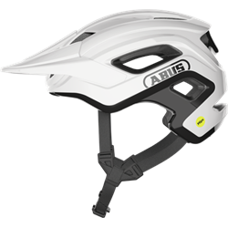 Abus Cliffhanger MIPS shiny white vel.L  (57-61) / helma MTB