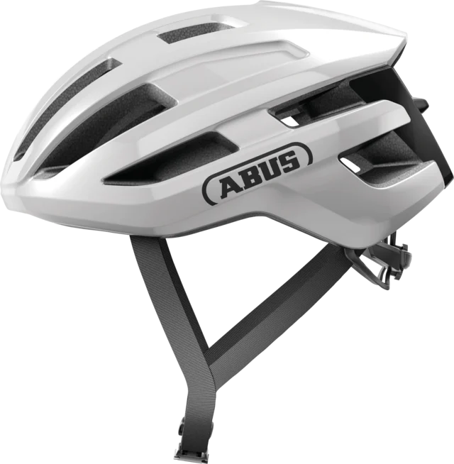 Abus PowerDome shiny white vel.L (57-61)