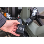 ABUS řetězový zámek 7807F/110 BK YARDO s otiskem prstu