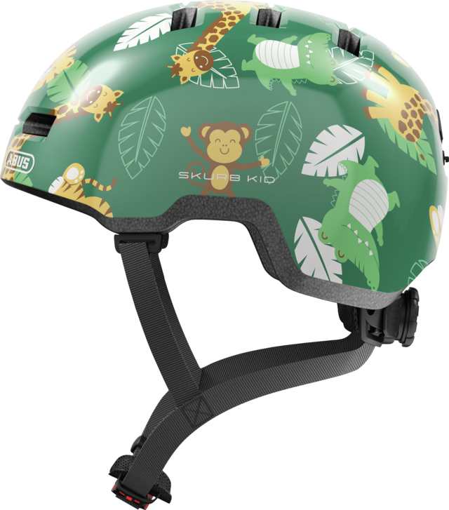 Abus Skurb Kid green jungle vel.M (50-55) / dětská helma