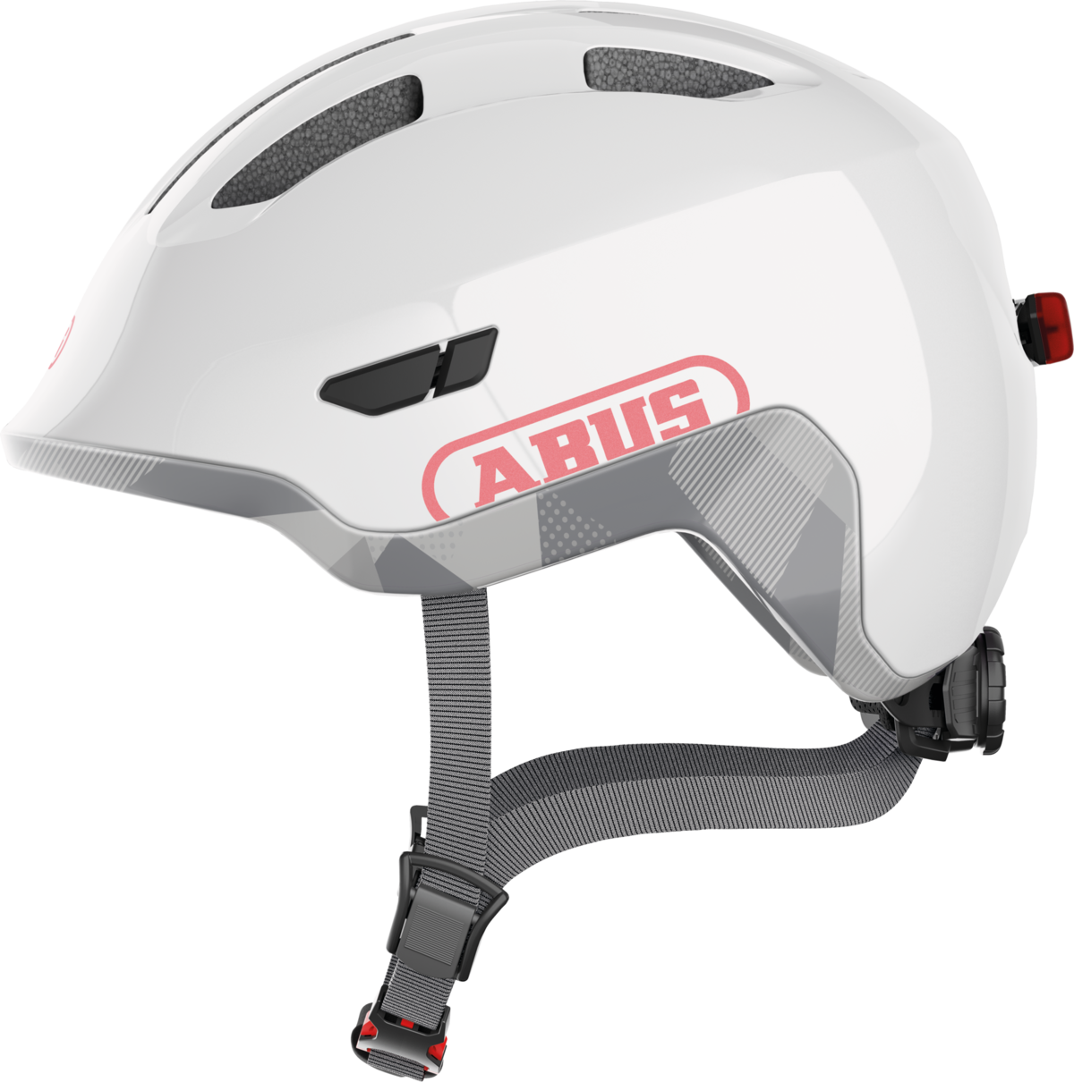 Abus Smiley 3.0 ACE LED shiny white veľkosť M (50-55cm)