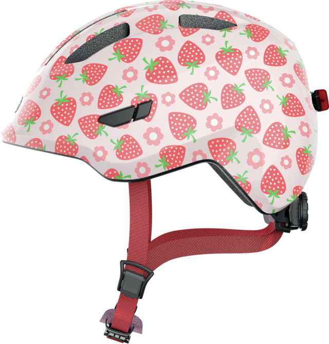 Abus Smiley 3.0 LED rose strawberry vel.M (50-55) / dětská helma