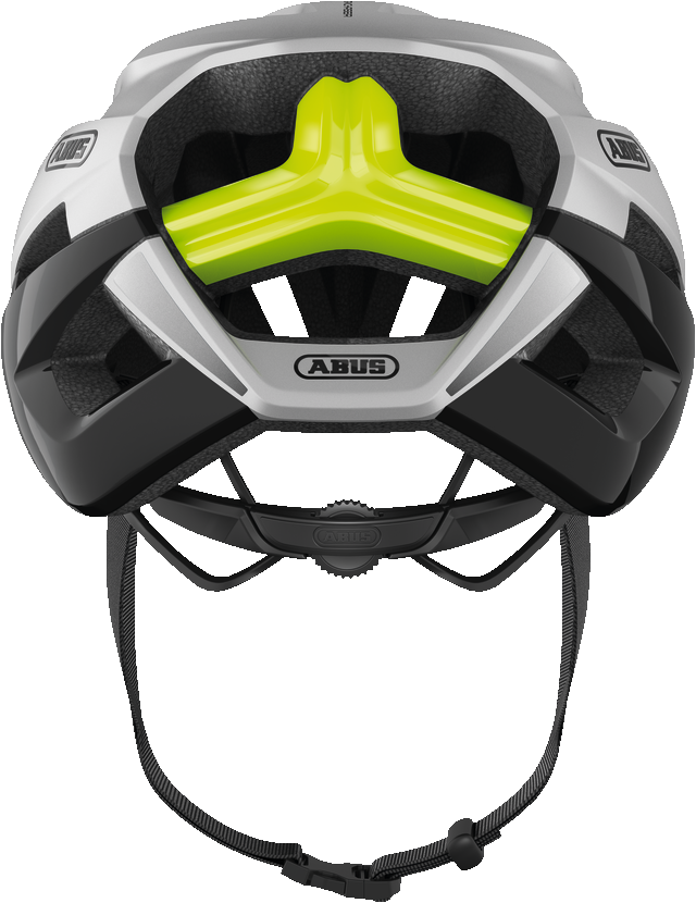 Abus StormChaser lesklá strieborná veľkosť M (52-58)
