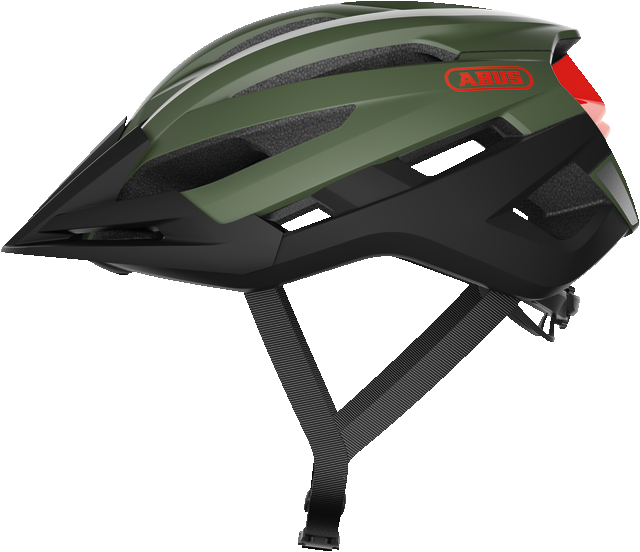 Abus StormChaser olivovo zelená veľkosť L (59-61)