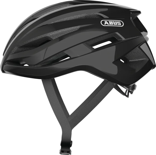 Abus StormChaser shiny black vel.S (51-55)
