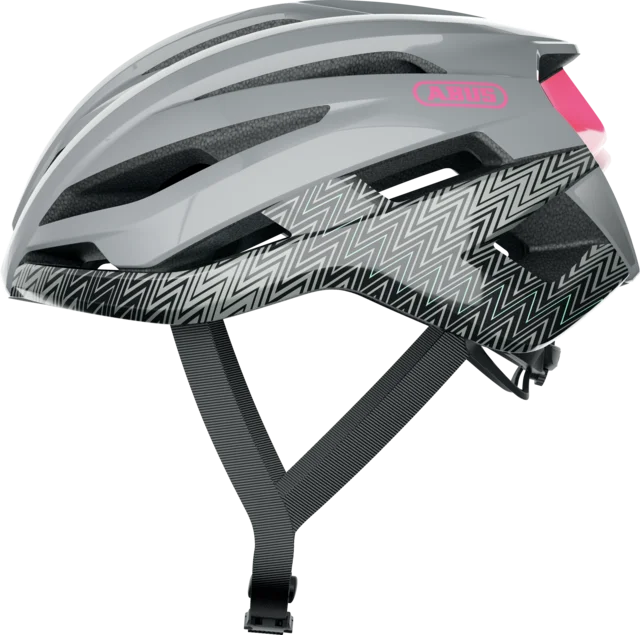 Abus StormChaser zigzag grey veľkosť L (59-61)