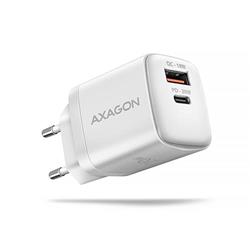 ACAGON ACU-PQ20W ACU-PQ20W AC adaptér 20 W, 2x port (USB-A + USB-C), PD3.0/PPS/QC4+/AFC/Apple, biely