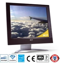 ACER 19''LCD AL1932C 1280×1024,800:1, 5MS, 300cd/m2, DVI, Repro