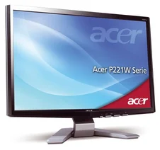 ACER 22''LCD P221W, 1680×1050,2500:1, 5MS, ACM, MPRII, Black