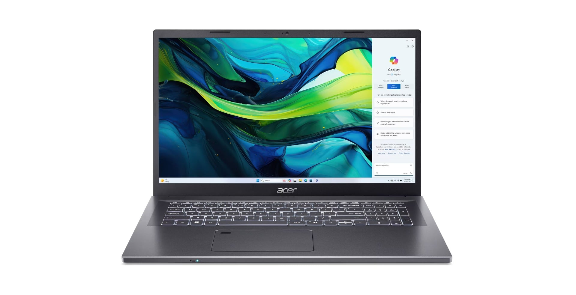 Acer Aspire 17 Steel Gray (A17-51GM-77PB) (NX.J1UEC.002)