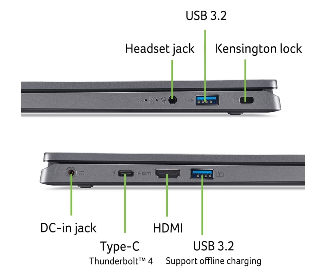 Acer Aspire 17 Steel Gray (A17-51M-54L5) (NX.J02EC.003)