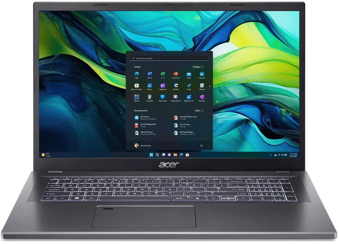 Acer Aspire 17 Steel Gray (A17-51M-54L5) (NX.J02EC.003)
