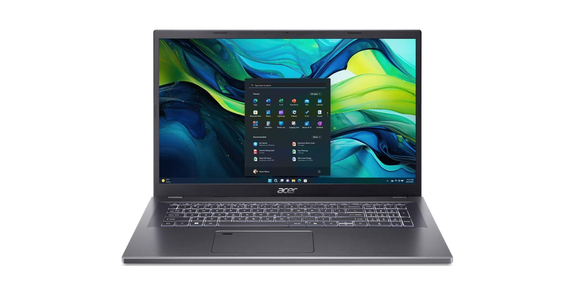 Acer Aspire 17 Steel Gray (A17-51M-97MM) (NX.JL4EC.00C)