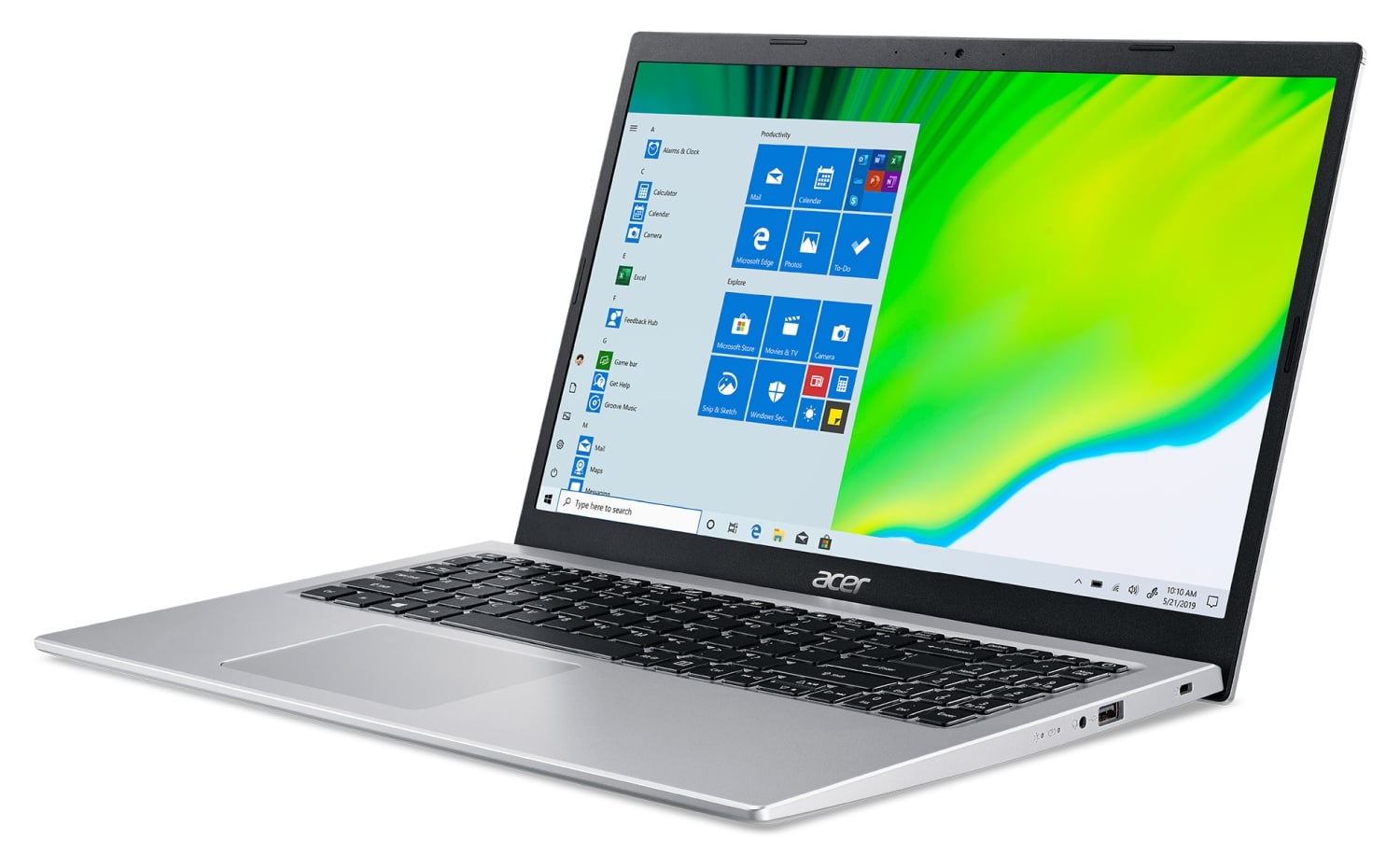 Acer Aspire 5 Pure Silver (A515-56-5744) (NX.A1GEC.005)