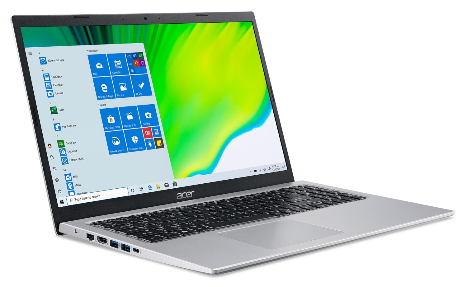 Acer Aspire 5 Pure Silver (A515-56-711X) (NX.A1GEC.004)