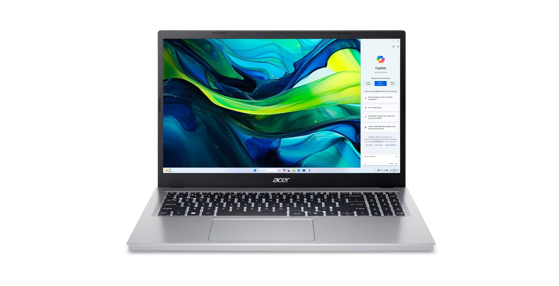 Acer Aspire Go 15 Pure Silver (AG15-32P-C9RS) (NX.J46EC.001)
