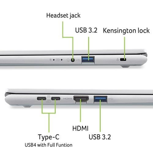 Acer Aspire Go 16 Pure Silver (AG16-71P-75ZZ) (NX.JTGEC.00D)