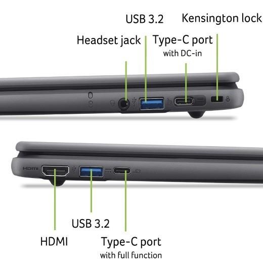 Acer Chromebook 511, černý (C737T-TCO-C8WK) (NX.JAFEC.003)