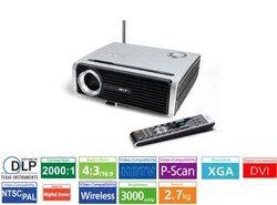 ACER DLP projektor PD527W, 3000 Lum, XGA 1024x768,2000:1,32dB, DVI, ZOOM,WLAN