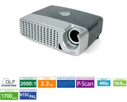ACER DLP projektor PH112 ,1700 Lum,WVGA 854x480,16:9, 2000:1, 30dB, zoom