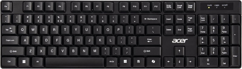 Acer Keyboard AKR110 Wireless Black Switch CZ/SK