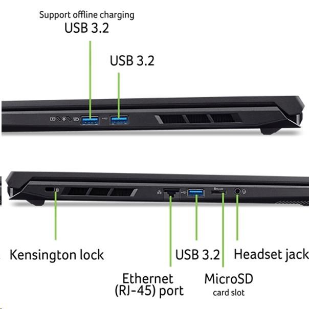 Acer Nitro V 17 AI Black (ANV17-41-R0CS) (NH.QYVEC.004)