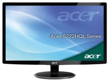 ACER S222HQLAbid 22" LED LCD, 1920x1080, 12mil.:1, 5ms, 160°/ 160°, DVI, HDMI