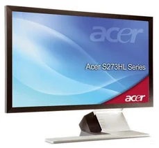 ACER S273HLABMII 27" LED LCD Black, 1920x1080,100mil:1, 2ms, 2xHDMI, DVI, repro