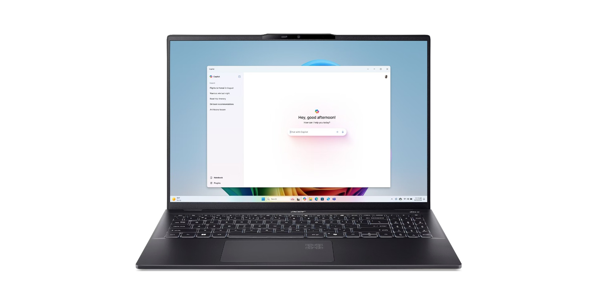 Acer Swift 16 AI Ice Black (SF16-51-77XS) (NX.J3ZEC.001)
