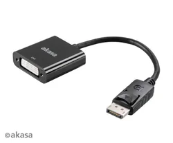 Adaptér AKASA DisplayPort na DVI, 20 cm