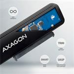 Adaptér AXAGON ADSA-FP2C USB-C 5Gb/s - SATA 6G 2,5" SSD/HDD SLIM