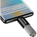 Adaptér Baseus USB-A na USB-C čierny
